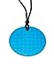 KidKusion Gummi Teething Necklace Dots, Turquoise