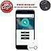 Njoiii Bluetooth Key, Phone, Anything Finder for Your Items with Replaceable Battery, White