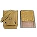 OLEADER WW2 Military Map Case Shoulder Bag， Canvas Messenger Bag with Inner Pouch Canvas （Khaki）