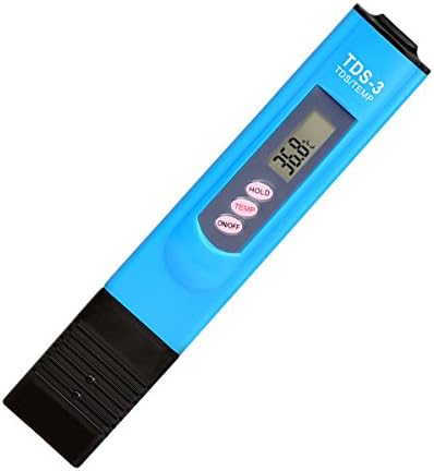 Professional Quality TDS,Water Quality Test Meter,0-9990ppm. Ideal for Drinking Water, Aquariums. Accurate and Reliable Water Test Meter.1 ppm Resolution, +/- 2% Readout Accuracy