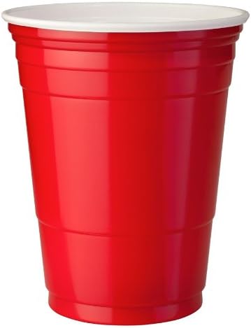 Pack of 100 - ORIGINAL American RED Solo Party Cups (16oz / 473ml) | Red Cups, Plastic Party Cups, Beer Pong Cups, American Beer Cups, Cold Drink Cups, Disposable Cups from AmericanPartyCups