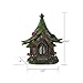 Ivy Home Outdoor Tree Hanging Fairy House with Solar Light,Green