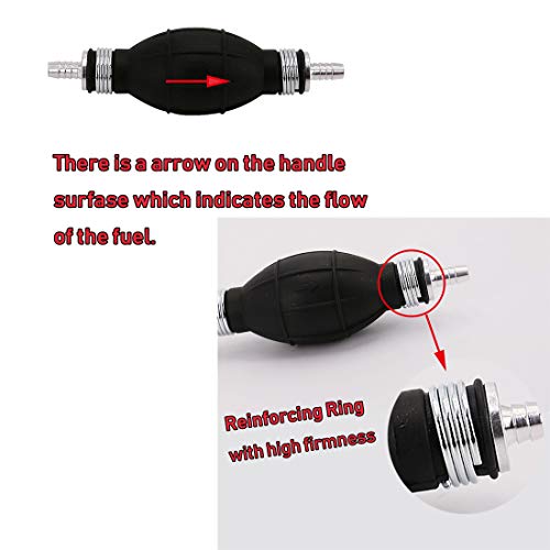 UTSAUTO Siphon Hand Pump Portable Manual Car Fuel Transfer Pump for