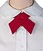 TopTie Criss-Cross Tie, Girls' School Uniform Cross Tie-Black