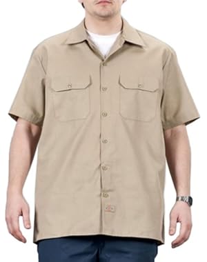 Men's Short Sleeve Work Shirt