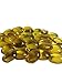Dashington® Flat Yellow Marbles, Pebbles (5 Pound Bag) for Vase Filler, Table Scatter, Aquarium Decor