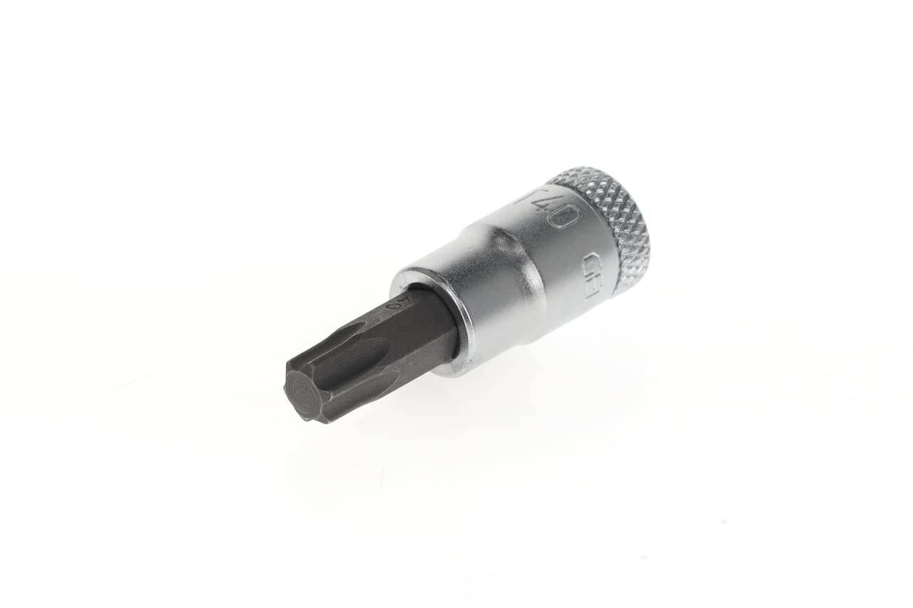 GEDORE Screwdriver bit socket Torx, T40, AF 6.65 mm, 1/4" 6.3 mm, Screwdriver bit socket, Tool, ITX 20 T40
