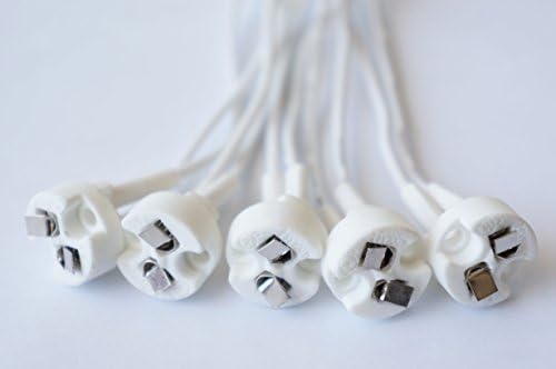 YiLighting - Mini Bi-Pin Socket Holder Connector Adapter - Silicon Copper Wire &amp; Ceramic Body For 12V MR16, GX5.3, G4, MR11 LED Halogen Lights by Lighting Supplier