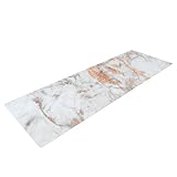 KESS InHouse KESS Original "Rose Gold Flake" White