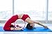 Women's Strappy Crisscross Back Comfort Active Support Yoga Gym Sports Bra Tops (XL, Red)