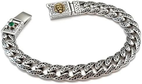 Amazon.com: kuzzoi Men Bracelet leather braided black oxide modern