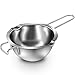 Super Double Boiler Pots Insert Pan,18/8 Stainless Steel, 2 Cups Capacity, 2 Pour Spouts,Chocolate Melting Pots