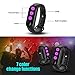 RICISUNG 2019 LED Sunglass,Flashing Cool Party Light up Glasses can work in 8 Animation Modes for 10 Hours,For Nightclubs, DJ, Halloween, Birthday Parties, New Year's party Supplies (Blue)