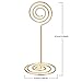 Shappy 24 Pack Wedding Table Name Number Holders Table Card Holder Stands Place Paper Menu Clips Picture Memo Note Photo Holder (Gold)