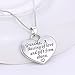 Grandma Heart Pendant Necklace - Grandma a blessing of love and gift from above - Family Necklace