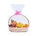 LazyMe Clear Easter Basket Cellophane Bags Large Shrink Wrap Bags for Gift Basket, 30x30 inch, 10 Pack