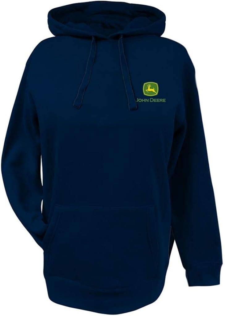 John Deere Western Sweatshirt Womens Hooded Raised Sweet Tea 23025546