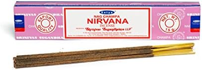 New Genuine Nag Champa Satya Baba Insence Sticks Scent Indian Fragrance 15g Shopmonk (Nirvana)
