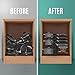 SKATCO Pots and Pans Organizer – Metal Pan Organizer Rack – Pantry & Kitchen Cabinet Organizer – Heavy Duty Lids, Dishes, Pot and Pan Organizer – Horizontal & Vertical Pot Rack with 3 Use Methods