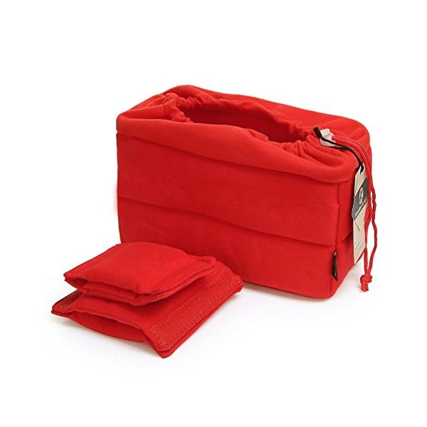 Koolertron Kamera Schutztasche wasserdichte Shockproof Gepolsterte Phototaschen Kamerataschen mit Gepolsterter Einsatz…