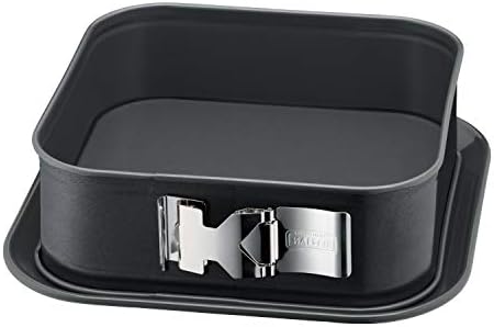 Kaiser La Forme Plus Kelepceli Kek Kalibi Koseli 24 X 24 Cm Pisirme Kalibi Dikdortgen Emaye Zemin Tiramisu Kalibi Yapismaz Kaplamali Kesilmeye Dayanikli Koseli Kek Kalibi Amazon Com Tr