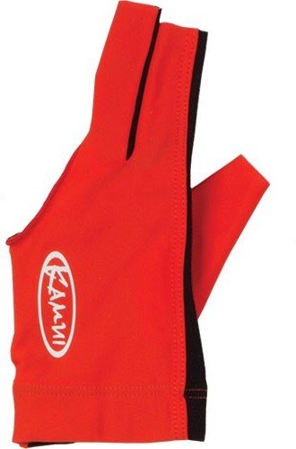 KAMUI Billiard Glove - Quickdry - for Left Hand - Red (L)