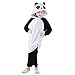NEWCOSPLAY Unisex Children Cute Panda Pyjamas Halloween Costume (5-Height 41-46