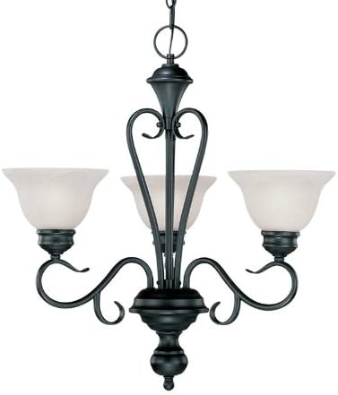 Devonshire 3 Light Chandelier Finish: Satin Nickel/Silvermist