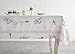 Maison d' Hermine Table Cloth Rectangle Table 100% Cotton 60 x 90 Inches Tablecloth Reusable Decorative for Dining Room, Farmhouse, Home, Party, Festive & Wedding Spring Summer - Champ De Mars