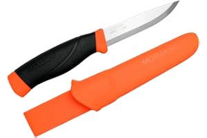 Morakniv Companion Heavy Duty Knife with Sandvik Carbon Steel Blade, 0.125/4.1-Inch