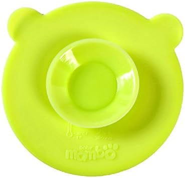 VIVILE Baby Silicion Suction Bowls Mat for Keeping Baby's Tableware in Place, Double-sided Sucker, Anti-Slip Tableware Sucker Sticker, To Prevent Dining-table Mess,Green