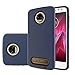 Moto Z2 Force Case, Teayoha Slim Hybrid Dual Layer Shock Absorption Defender Protective Armor Case Cover for Motorola Moto Z2 Force Edition - Royal Blue