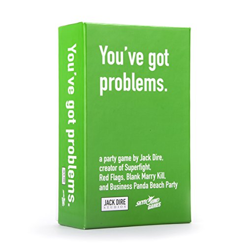 Jack Dire Studios Youâ€™ve Got Problems Card Game | A Party Game of Making Horrible Choices | from The Creator of Superfight, Red Flags & Blank Marry Kill