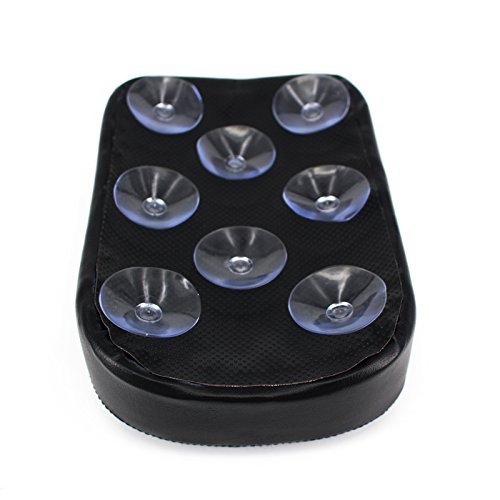 Goldfire Motorcycle Rear Passenger Cushion Suction Cups Pillion Pad Suction Seat Compatibility For Harley Dyna Sportster Softail Touring XL 883 1200 (8 Cup)