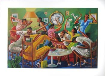 Amazon Com Ernie Barnes Room Ful A Sistahs Open Edition On