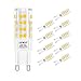 LVWIT G9 LED Light Bulbs 5W 4000K Neutral White LED Bulb 50W Halogen Equivalent 120V G9 LED Bulbs 400 Lumens Non-dimmable 10 Pack for Home Lighting