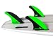 FCS II MF Mick Fanning PC Large Surfboard Tri 3 Fin Set