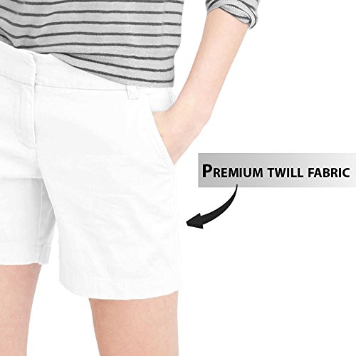 Womens Super Comfy Bermuda Walking Short BW31201X WHITE 14