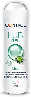 Lub Aloe - Gel Lubricante con Extracto Natural de Aloe y Aroma a Jazmín - 75 mililitros - Base acuosa - Hipoalergénico - Sin azúcar - No mancha - Transparente