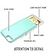 iPhone 6S Case, iPhone 6 Case, Style4U Slim Shock-Resistant Hybrid Armor Case with Credit/ID Card Compartment for Apple iPhone 6S / 6 with 1 Stylus and 1 HD Clear Screen Protector [Mint Green]
