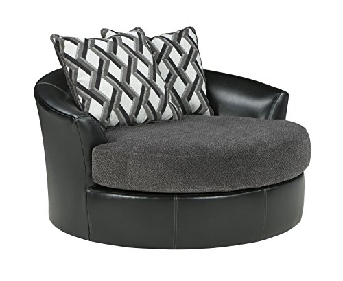 Kumasi-Comtemporary-Black-Oversized-Swivel-Accent-Chair