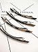 4 Pack 4 Inches Elegant Automatic Hair Clip Long and Thin Handmade Celluloid Onyx Hair Clip Barrette Ponytail Holders for Women Girls