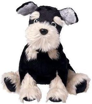 TY Beanie Baby - PRETZELS the Dog - Black and Tan Schnauzer