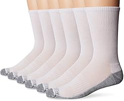 Fruit of the Loom mens Crew 6 Pack Sock