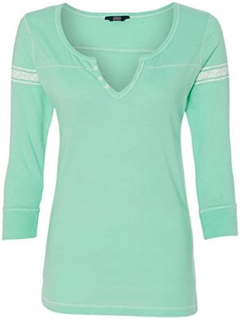 MV Sport Ladies Henley -Mint-XX-Large
