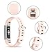 AK for Fitbit Alta HR Bands, Newest Fitbit Alta HR Band Replacement Wristband Strap with Secure Metal Buckle for Fitbit Alta HR/Fitbit Alta (Blush Pink, Small)