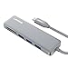 Lenovo USB C Hub, USB Type-C Adapter 3 USB 3.0 Ports SD/TF Card Reader, Compatible For USB C Devices