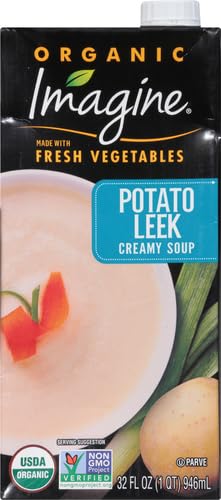 IMAGINE ORGANIC CREAMY SOUP, POTATO LEEK, 32 OZ.