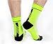Gosuban Low Cut Compression Sock for Women and Men Plantar Fasciitis Sock Heel Ankle & Arch Support(Fluorescent Green,Medium)