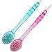 Bath Blossom Brush Back Scrubber (2 Pack) - Shower Plastic Bath Brush Double Sided - Massage Cellulite Brush - Suitable for Men and Women